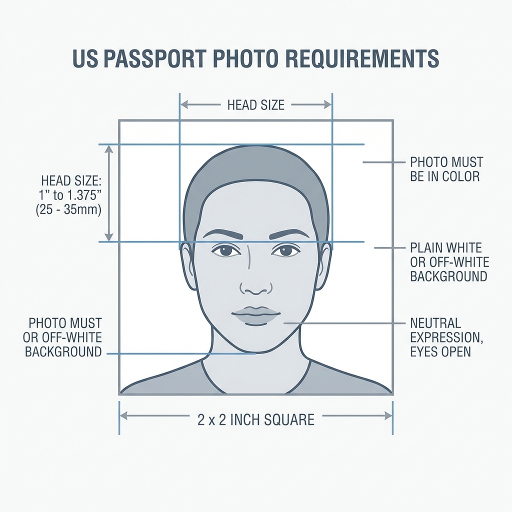 The 2x2 Rule: Mastering US Passport Photo Size and Composition