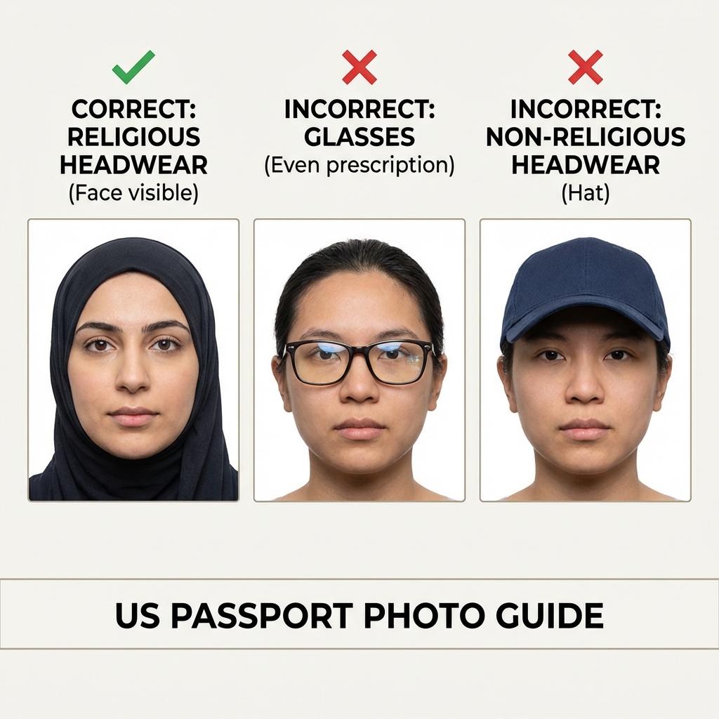Glasses and Headwear: Navigating the No-Glasses Rule and Religious Exemptions